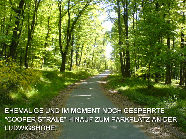 GESPERRTE STRA&szlig;E RICHTUNG S&Uuml;DEN "SEMINAR MARIENH&Ouml;HE"